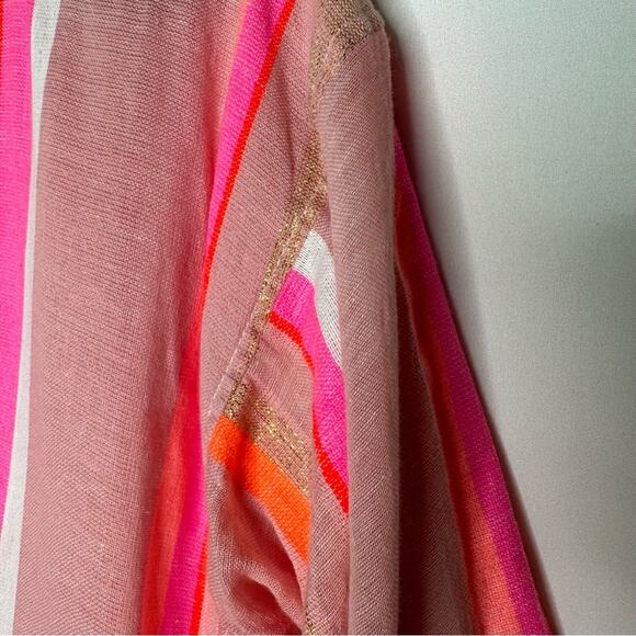 LEMLEM Multicolor Shimmer V-Neck Dress NEW in XS - Picture 4 of 7